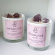 Amethyst Crystal Candle